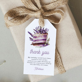 Etiqueta Para Presente Watercolor Brunch com o tema Obrigado Personalizad