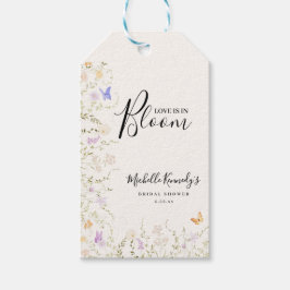 Etiqueta Para Presente Watercolor Floral Love Is In Bloom Bridal Shower