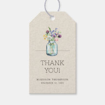 Watercolor Flores Selvagens Linen Boho Chá de pane