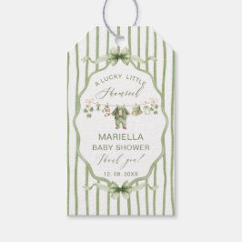 Etiqueta Para Presente  Watercolor Lucky Charm Shamrock baby shower