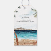 Watercolor Punta Cana Tropical Beach