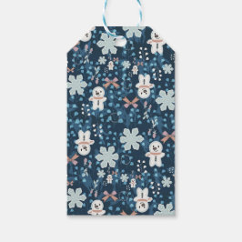 Etiqueta Para Presente Whimsical Holiday Wrapping Paper Flat Sheet