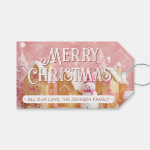 Etiqueta Para Presente Whimsical Winter Wonderland