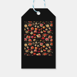 Etiqueta Para Presente Whimsigoth Chintz Vintage Oil Painting