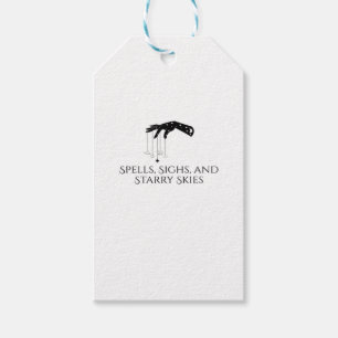 Etiqueta Para Presente Whimsigoth Ink – Florestas Místicas, Luas & Magia
