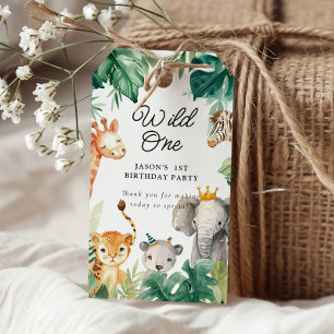 Etiqueta Para Presente Wille One Safari Birthday