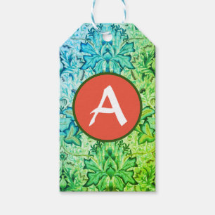 ETIQUETA PARA PRESENTE WILLIAM MORRIS GIFT TAG PERSONALIZADO INICIAL
