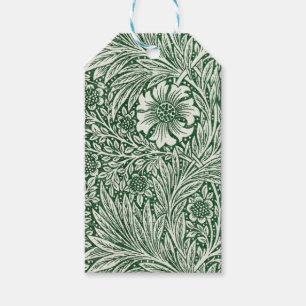 Etiqueta Para Presente william morris marigold verde floral flor