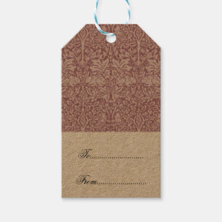 Etiqueta Para Presente William Morris, o ladrão de Morango, revampeado, a