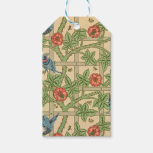 Etiqueta Para Presente William Morris Trellis Inglês Design Floral