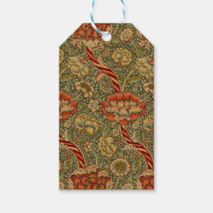 Etiqueta Para Presente William Morris Wandle English Floral Damask Design