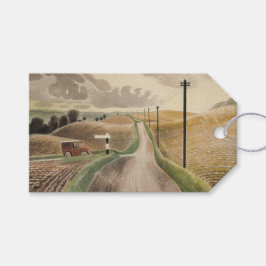 Etiqueta Para Presente Wiltshire Landscape (por Eric Ravilious)