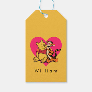 Etiqueta Para Presente Winnie the Pooh & Tigger Fofofos