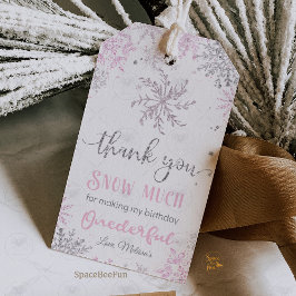 Etiqueta Para Presente Winter Onederland Birthday