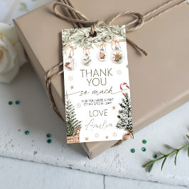 Etiqueta Para Presente Winter Onederland Thank You Tag