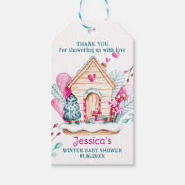 Etiqueta Para Presente Winter Wonderland Baby Shower