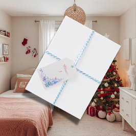 Etiqueta Para Presente Winter Wonderland Gift Tags, Snowman Forest Favor