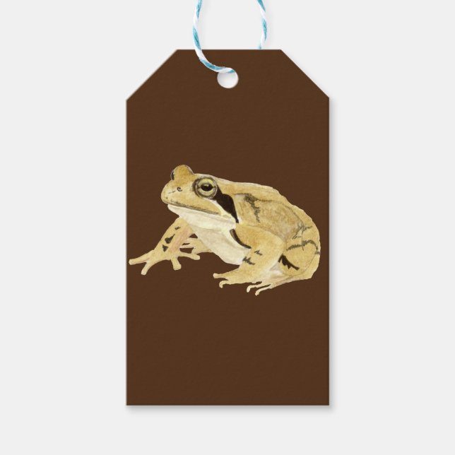 Etiqueta Para Presente Wood Frog (Frente)