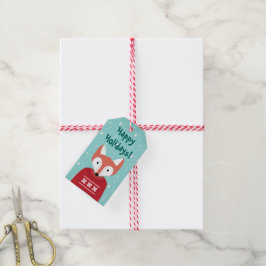 Etiqueta Para Presente Woodland Christmas