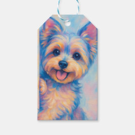 Etiqueta Para Presente Yorkie Napkins