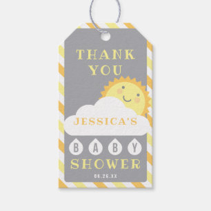 Etiqueta Para Presente You Are My Sunshine Baby Shower Favor Tag