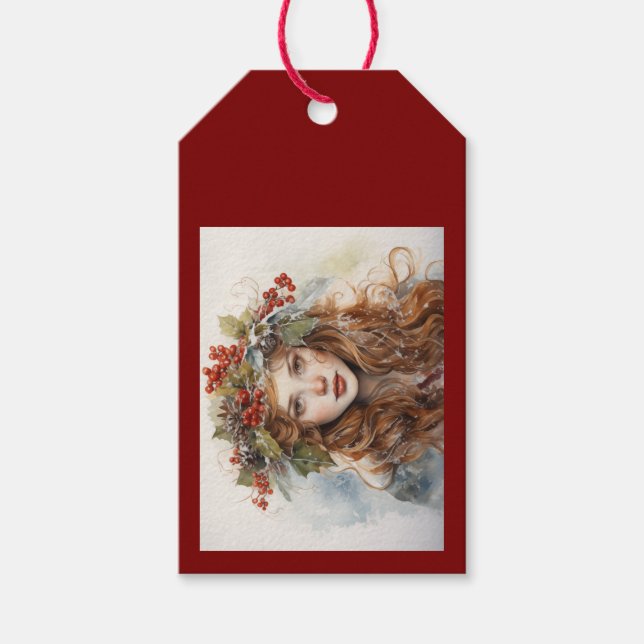 Etiqueta Para Presente Yule Maiden (Frente)