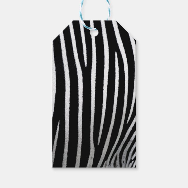 Etiqueta Para Presente Zebra Skin (Frente)