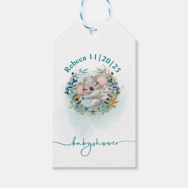 Etiqueta para regalos Baby Shower (Frente)