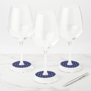 Etiqueta Para Taça De Vinho 4 de Julho