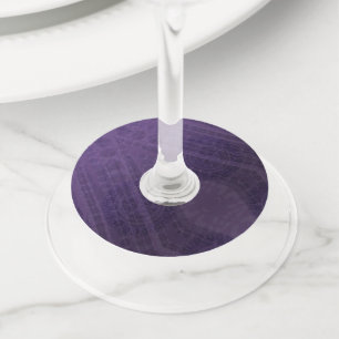Etiqueta Para Taça De Vinho Aceitação   Medalha Violeta
