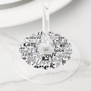 Etiqueta Para Taça De Vinho Amor 3