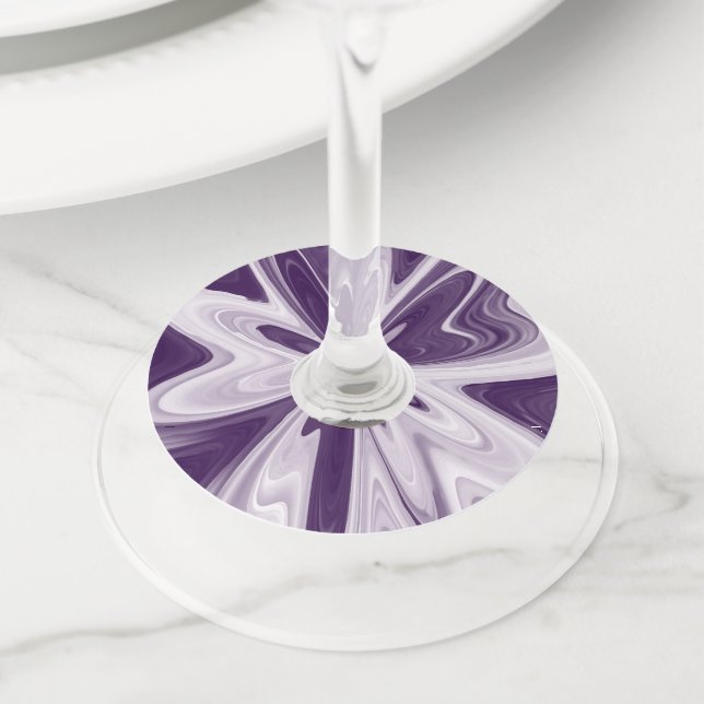 Etiqueta Para Taça De Vinho asas de borboleta (Close Up)