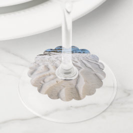 Etiqueta Para Taça De Vinho Baixa maré