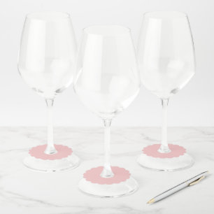 Etiqueta Para Taça De Vinho Bebê rosa