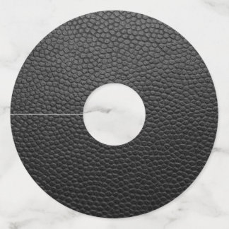 Etiqueta Para Taça De Vinho Black Snakeskin