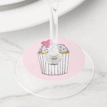 Bolo de Casamento com Coração Rosa Celebração Chá 