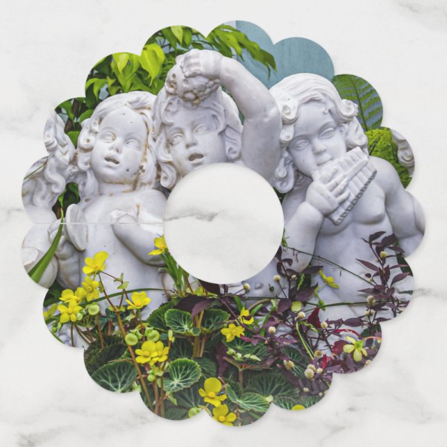 Etiqueta Para Taça De Vinho Bons anjos... (Verso)