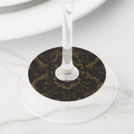 Etiqueta Para Taça De Vinho Borboleta de Vidro Colorido com Azeite