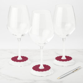 Etiqueta Para Taça De Vinho Borgonha