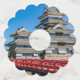 Etiqueta Para Taça De Vinho Castelo Matsumoto e ponte