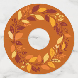 Etiqueta Para Taça De Vinho "Esplendor de outono"