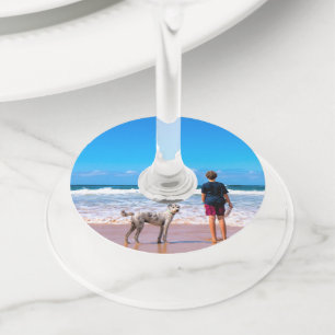 Etiqueta Para Taça De Vinho Etiqueta de Vidro de Vinho de Fotografia Personali