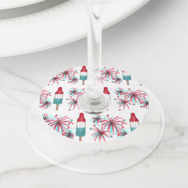 Etiqueta Para Taça De Vinho Fogos de artifício de Pop de foguete de foguetes P