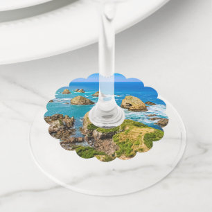 Etiqueta Para Taça De Vinho Ilhas Nugget Point, Nova Zelândia