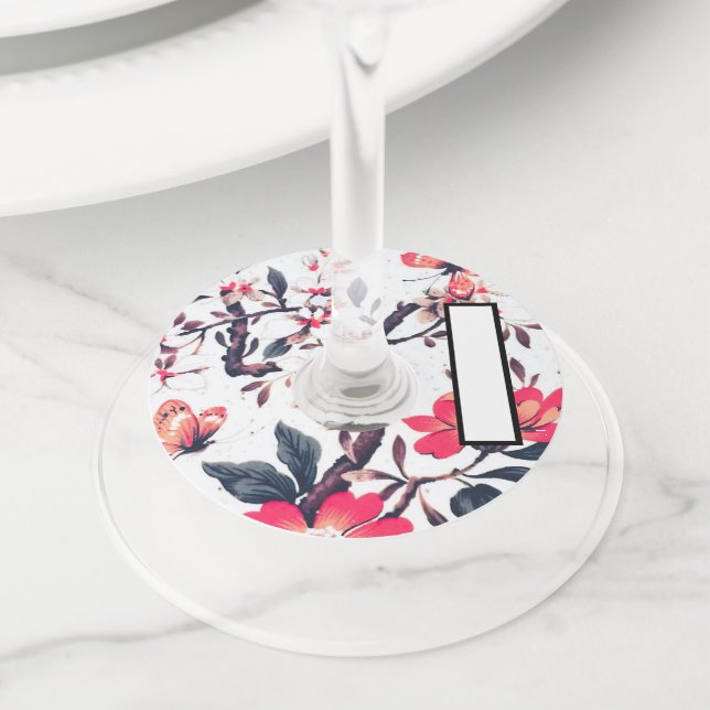 Etiqueta Para Taça De Vinho Mantendo-o clássico (Close Up)