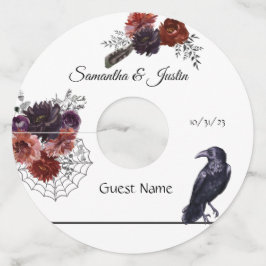 Etiqueta Para Taça De Vinho Marquetel de Vinho no Dia das Bruxas