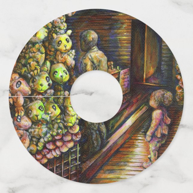 Etiqueta Para Taça De Vinho Norte do Circo (Frente)