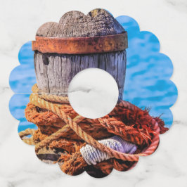 Etiqueta Para Taça De Vinho Old Mooring Bollard