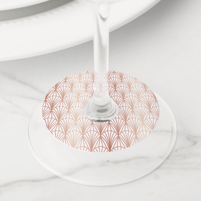 Etiqueta Para Taça De Vinho Ornamentos de luxo 13 (Close Up)