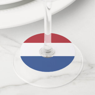 Etiqueta Para Taça De Vinho pavilhão neerlandês